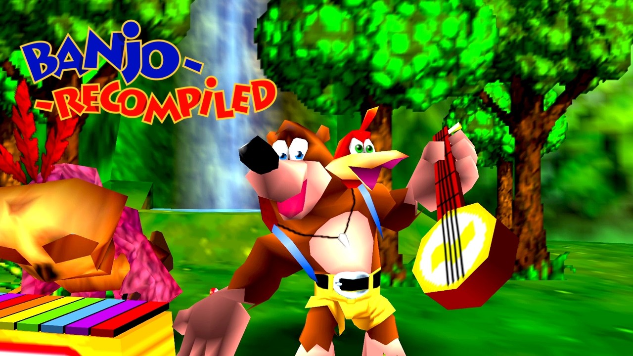 FINALLY PLAYING MY BROTHER'S BANJO RECOMP! - Banjo-Recompiled (Part 1)