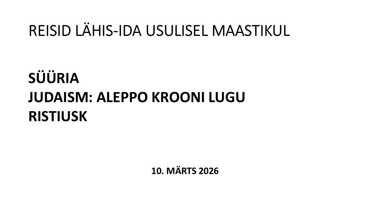 Vaba akadeemia loeng 10.03.2026: Alar Laats 