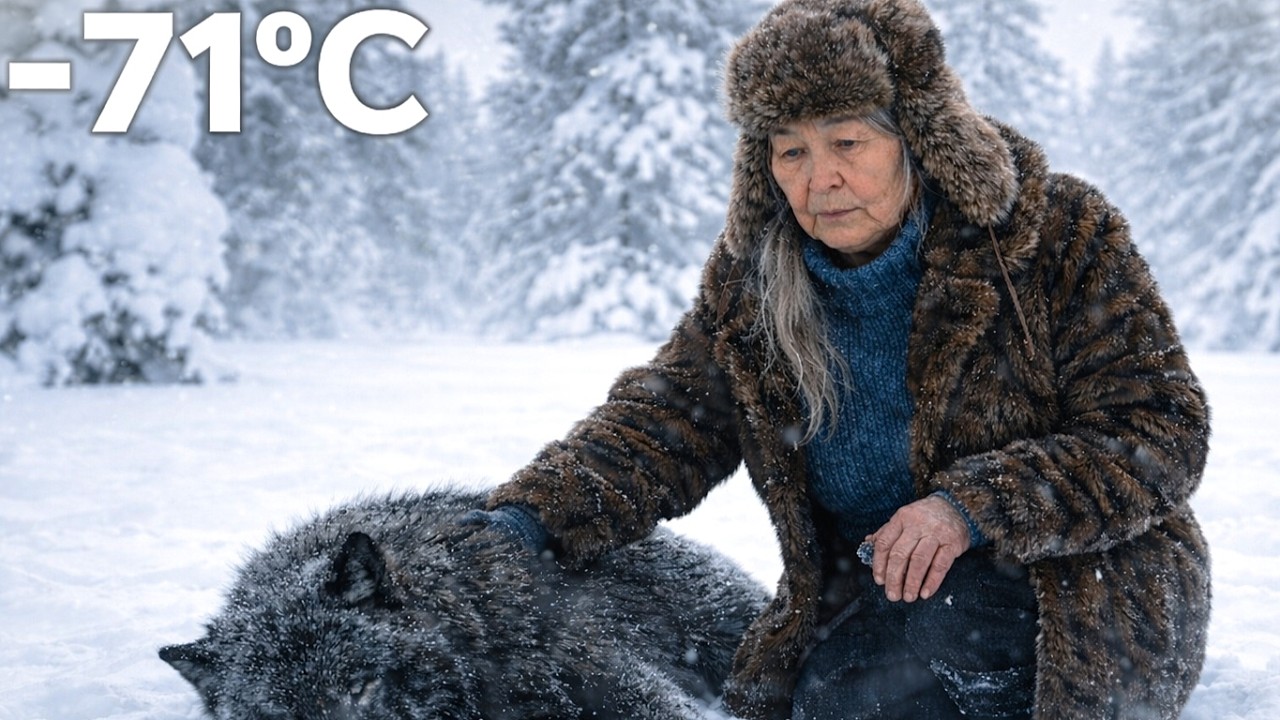 She Found a Freezing Wolf at -71°C… What Happened Next Shocked Everyone 🐺