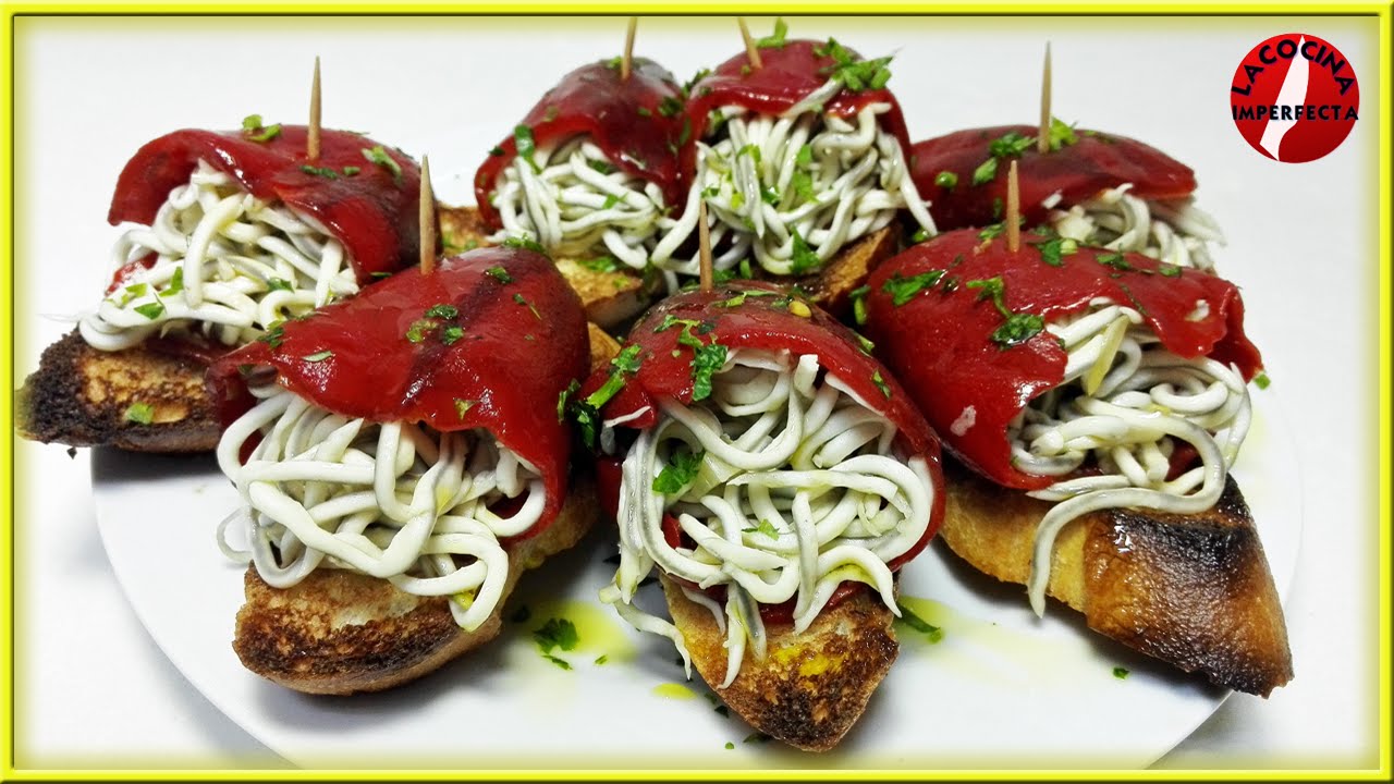 Tapa de Pimientos del Piquillo Rellenos de Gulas