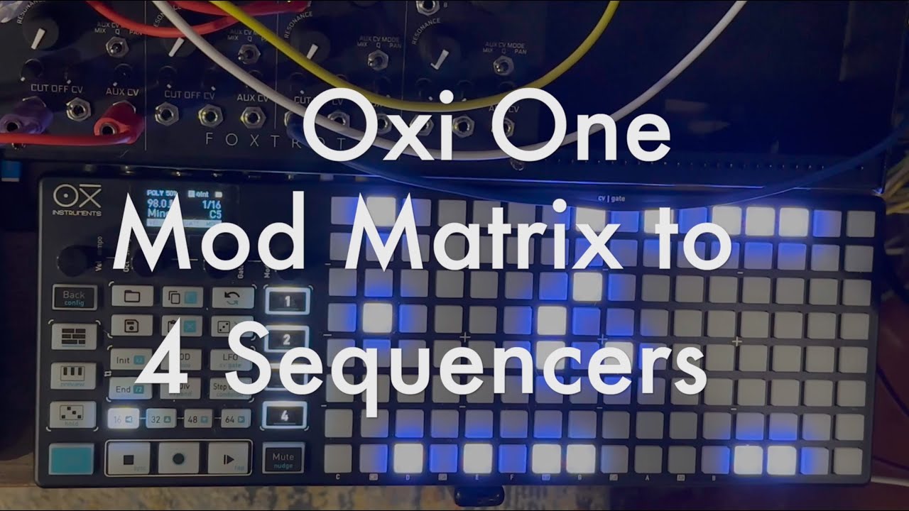 Oxi Mod Matrix CCs Multiple Sequencers Root Scale and more