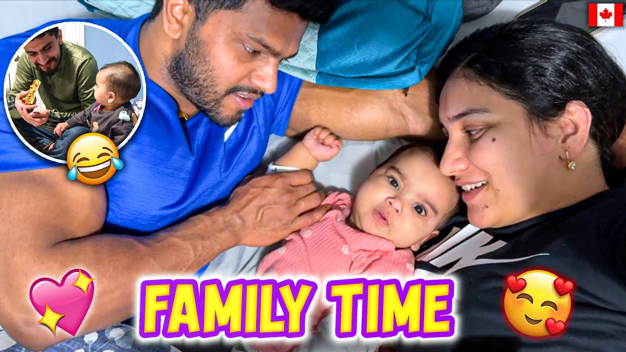 Family time🧿❤️| Rahul aur hazu ki masti❤️| Junk food day😅| Life in Canada🇨🇦