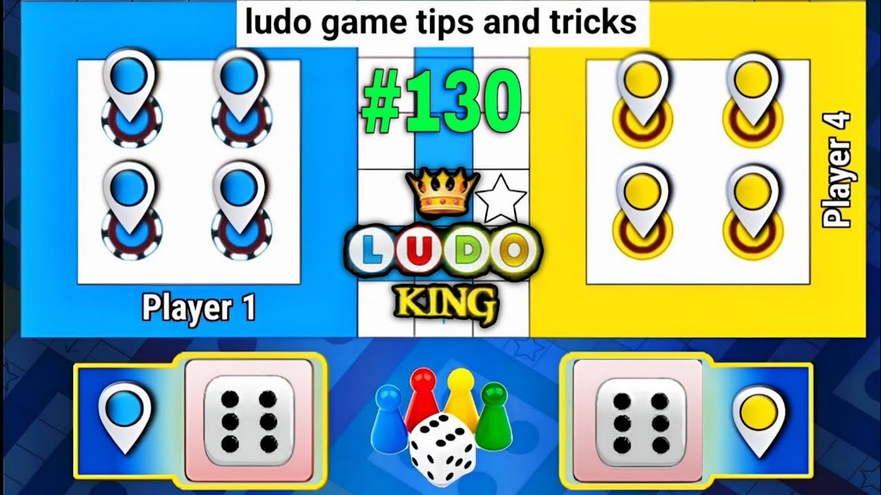 Tricks and Tips Ludo King | How to Win Ludo King | 4 players gameplay | Ludo king #130 #gameplay
