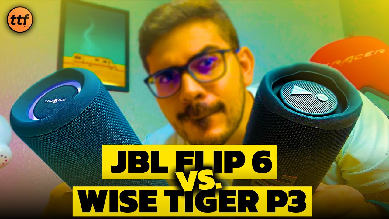 JBL FLIP 6 Vs WISE TIGER P3 - MAIS PARELHO do que EU PENSAVA! - Comparativo