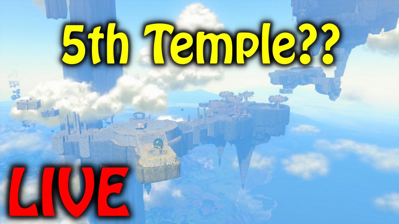 Tracking Down The 5th Temple! | Tears Of The Kingdom | LIVE VOD