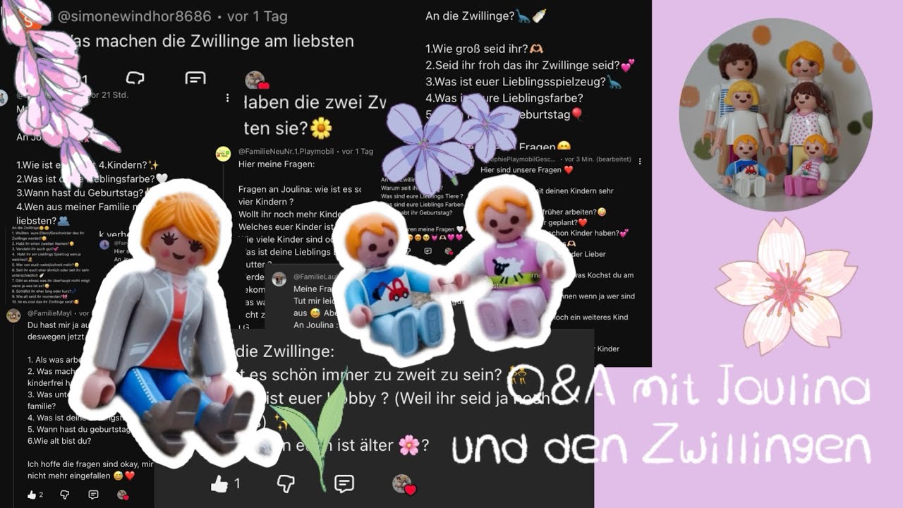 Q&A mit Joulina und den Zwillingen 💞🫶🏼/100 Abo Special/ 🎀🩷