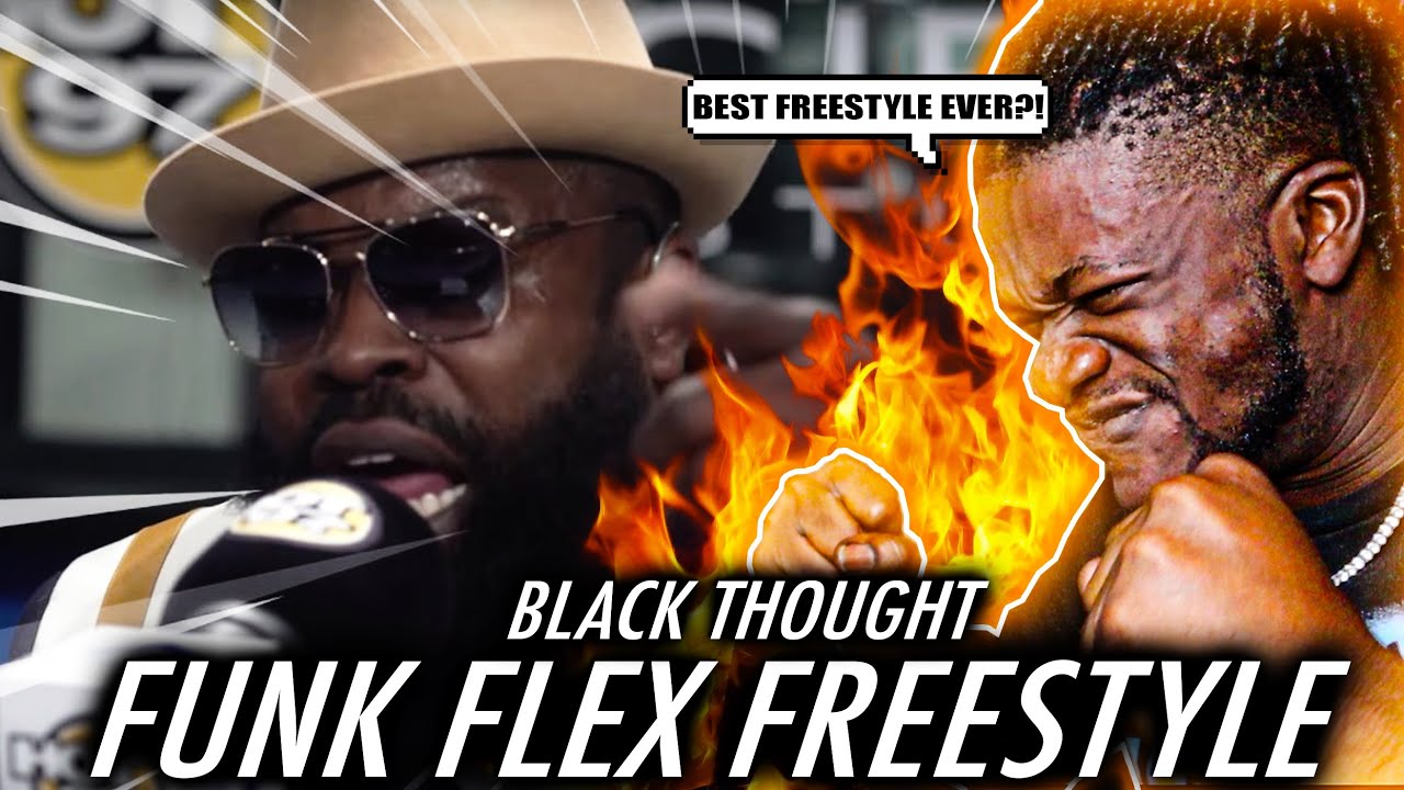 BEST FREESTYLE EVER?! | BLACK THOUGHT FREESTYLES ON FLEX (REACTION)