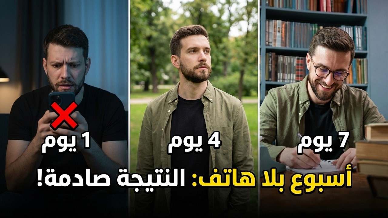 جربت 7 أيام من دون هاتف.. وهذه النتيجة الصادمة 😳📱 لن تصدق ما حدث