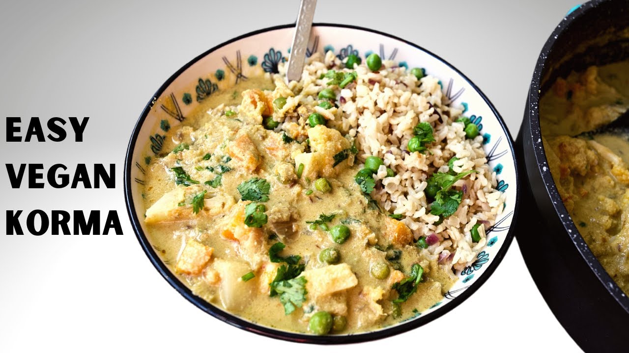 Vegan Korma Authentic Indian Recipe