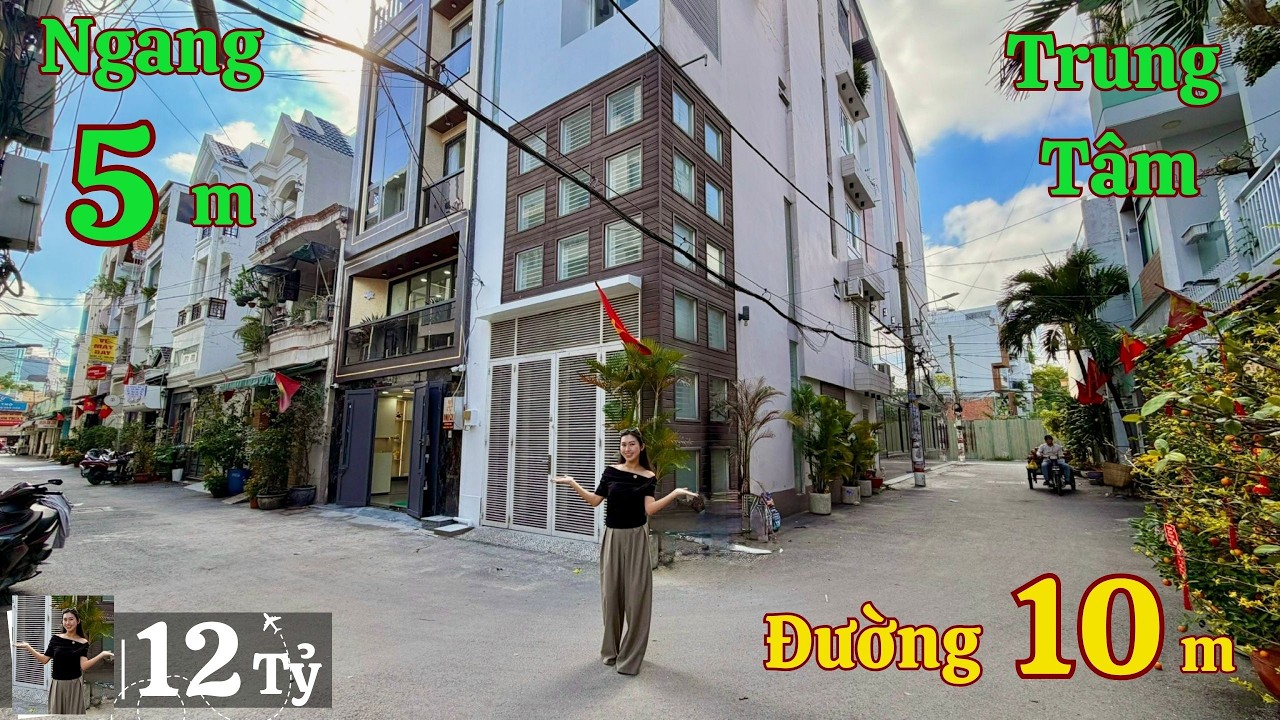 Nhà Đẹp Gò Vấp Ngang 5m Đường 10m Kinh Doanh Buôn Bán Có Thang Máy | Gần Sân Bay Full Nội Thất Xịn