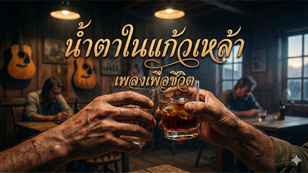 🔥น้ำตาในแก้วเหล้า    :🎵 ฟังเพลงนี้แล้ว ปล่อยความรู้สึกออกมาให้หมดแก้วครับ #เพลงใหม่ #เพลงเพื่อชีวิต