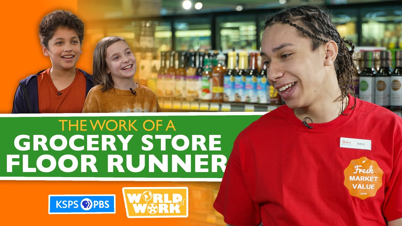 What Does A Grocery Store Floor Runner Do? | World of Work | KSPS PBS