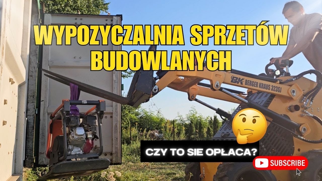 Otworzyłem wypożyczalnię sprzętu budowlanego – czy to się w ogóle opłaca?