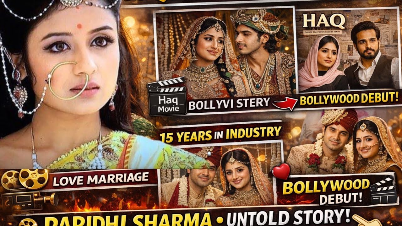 Paridhi Sharma: Jodha Akbar's Queen to Emraan Hashmi's Sister & Untold Love Story....