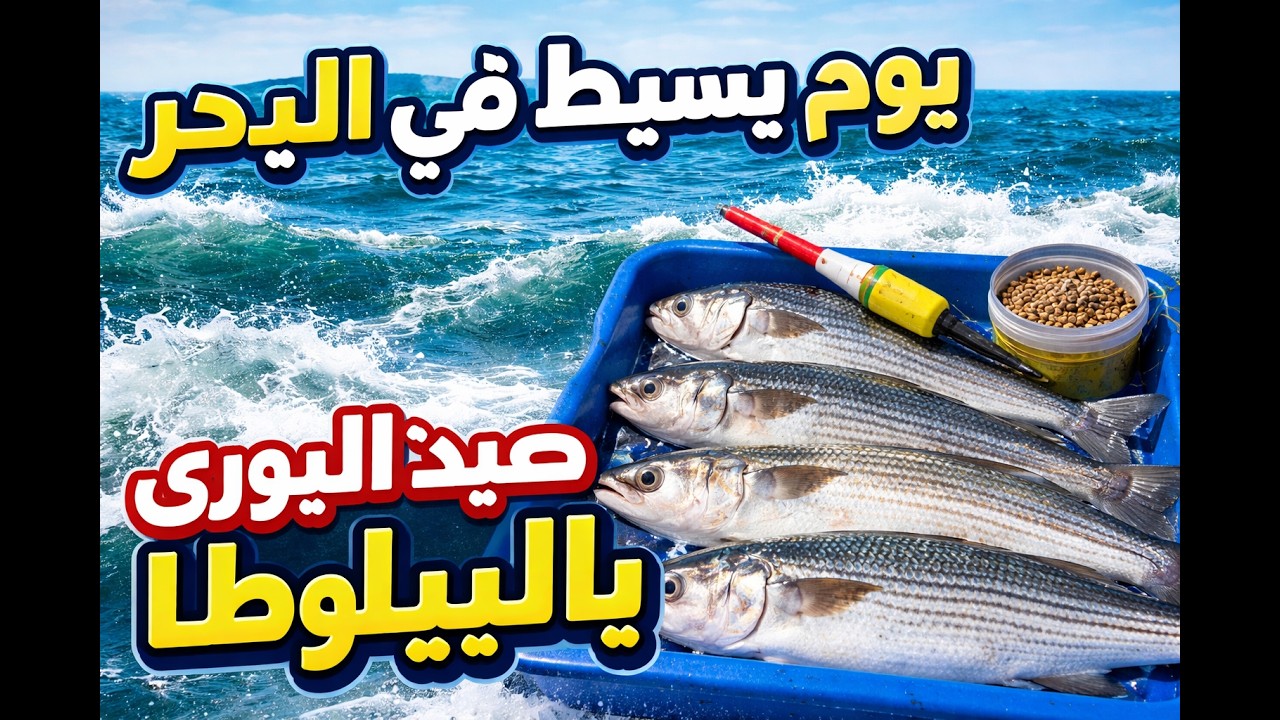يوم بسيط في البحر | صيد البوري بالبيلوطا وحصيلة متواضعة