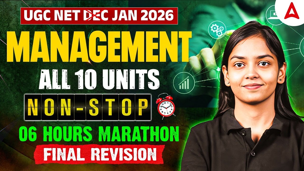 UGC NET Management Marathon | UGC NET Management All 10 Units Revision By Kanupriya Mam