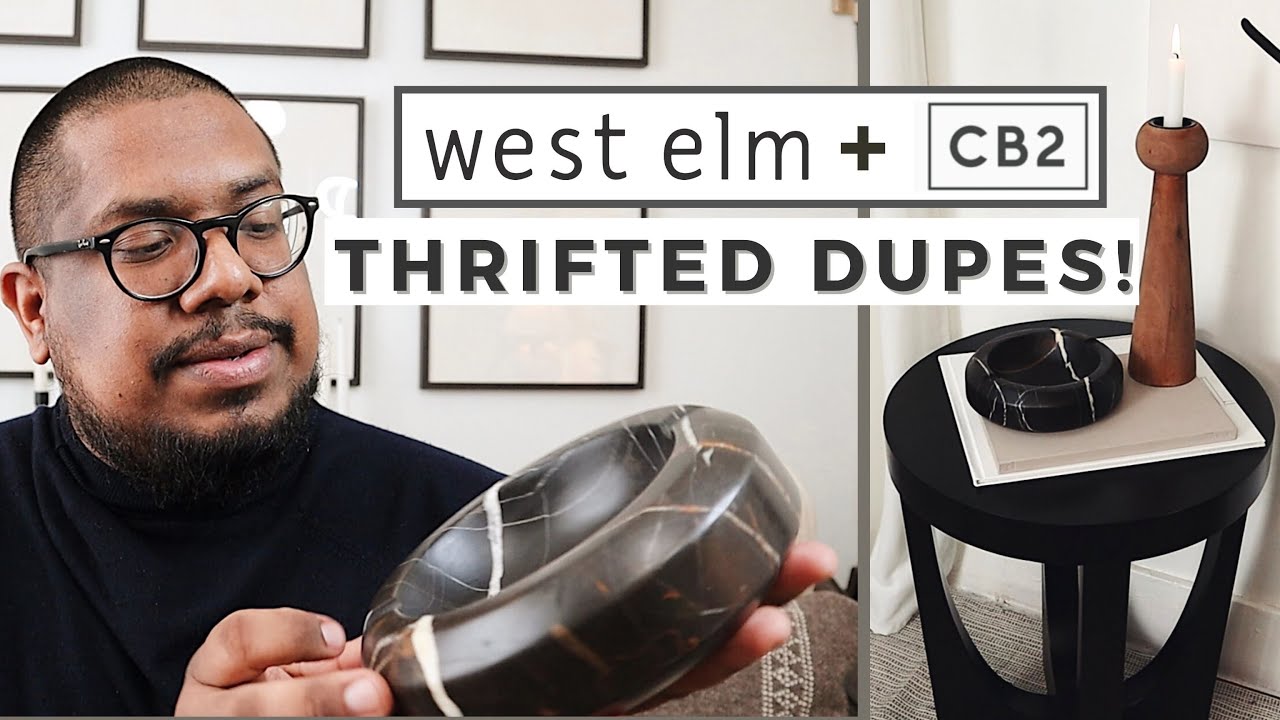 WEST ELM & CB2 THRIFTED DUPES | High-End Home Decor Lookalikes