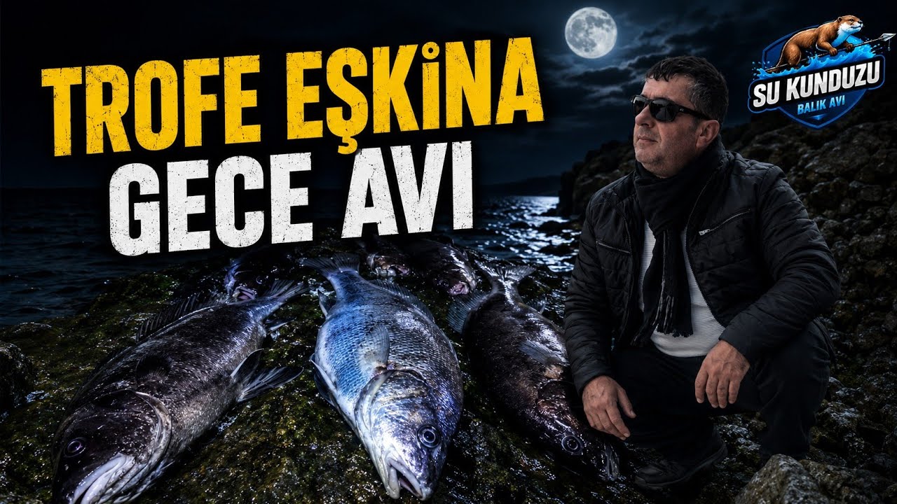 LEVREK SUSKUN, EŞKİNA SAHNEDE!BORU KURDUYLA TROFE GECE AVI