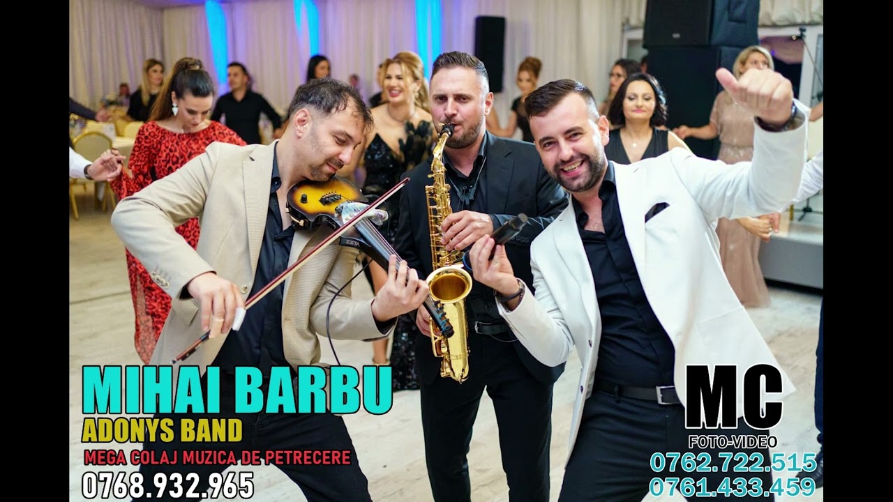 MIHAI BARBU & ADONYS BAND  - MEGA COLAJ MUZICA DE PETRECERE( COVER 2022)