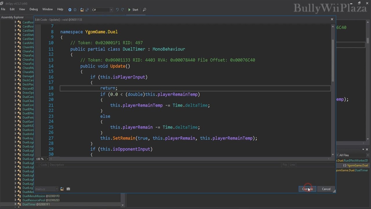 How to mod (Unity) Assembly-CSharp.dll DLL using dnSpy
