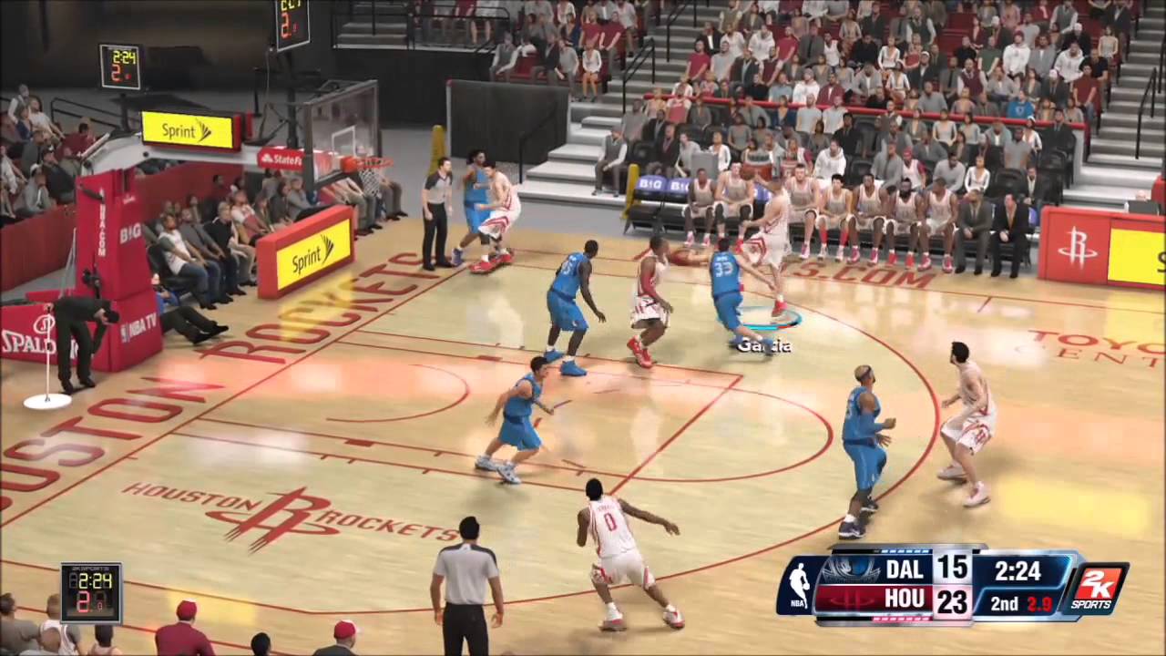 NBA 2K14 Gameplay - Dallas Mavericks vs Houston Rockets Full Game (Xbox One)