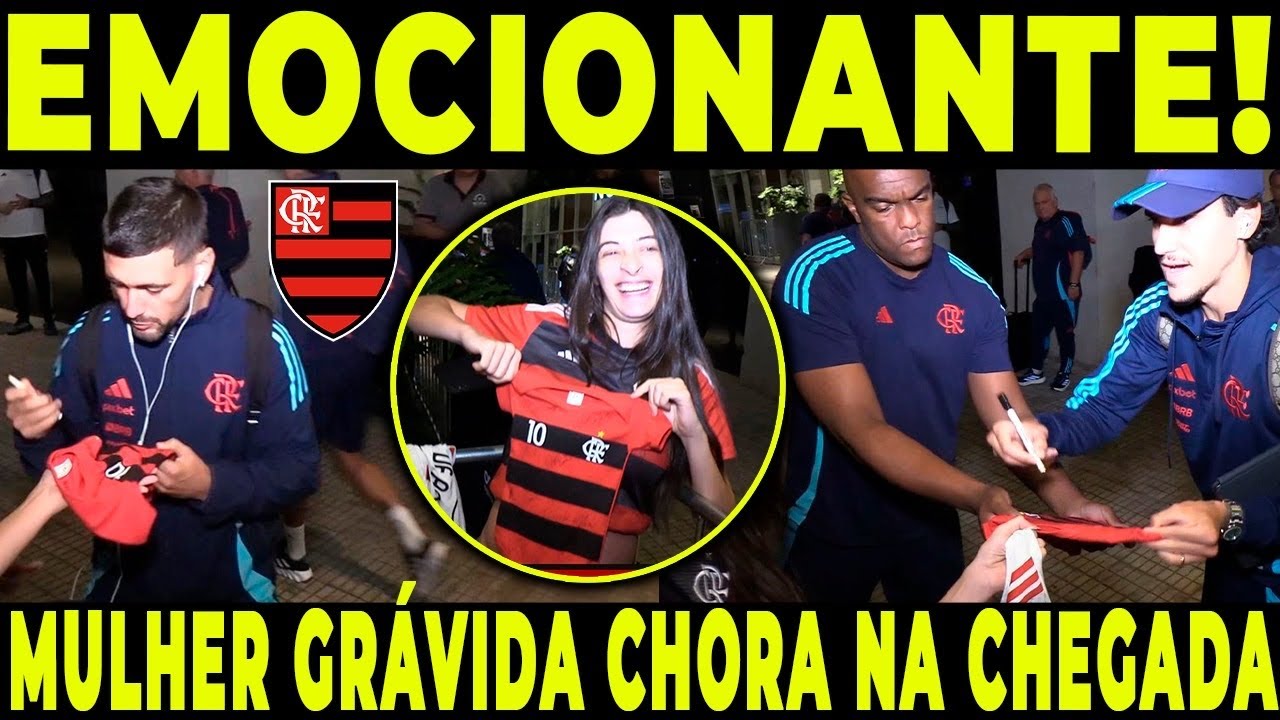 CHORO A MILHÃO! GRÁVIDA SE EMOCIONA COM CARINHA DOS JOGADORES DO FLAMENGO!