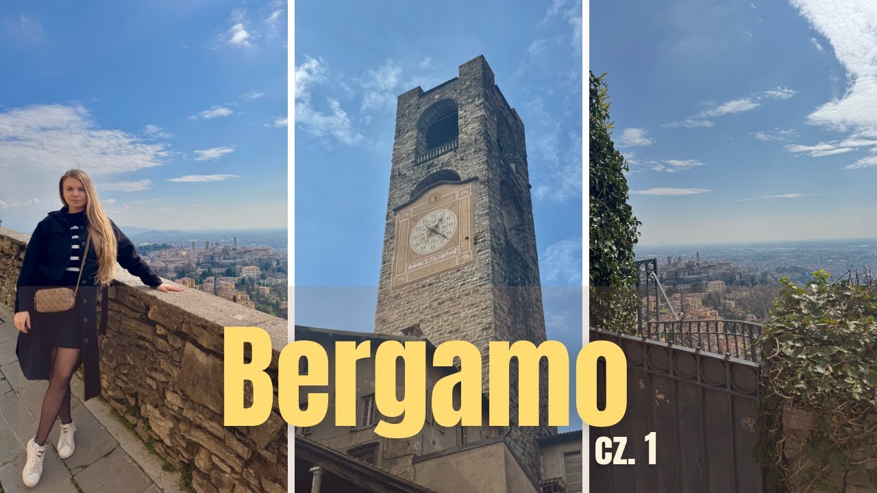 LECIMY DO BERGAMO WE WŁOSZECH! cz.1 | Dojazd z lotniska, piękne widoki i pyszne jedzonko!