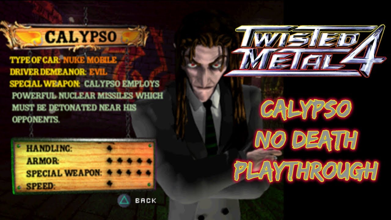 Twisted Metal 4 | Calypso No Death Playthrough