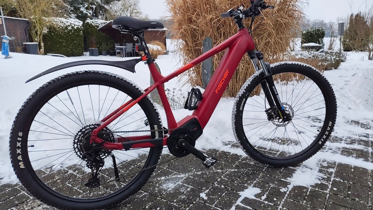 eBike Gefühlte -14 Grad🥶 harte Bedingungen für Mensch und Bike Fischer Montis 7.0 i Brose T-Mag 80NM