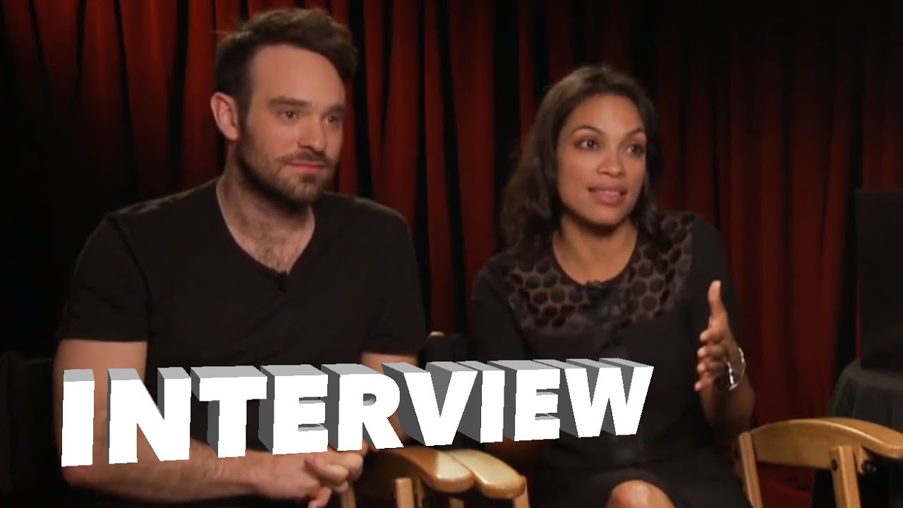Netflix's Daredevil: Rosario Dawson & Charlie Cox Exclusive Interview | ScreenSlam