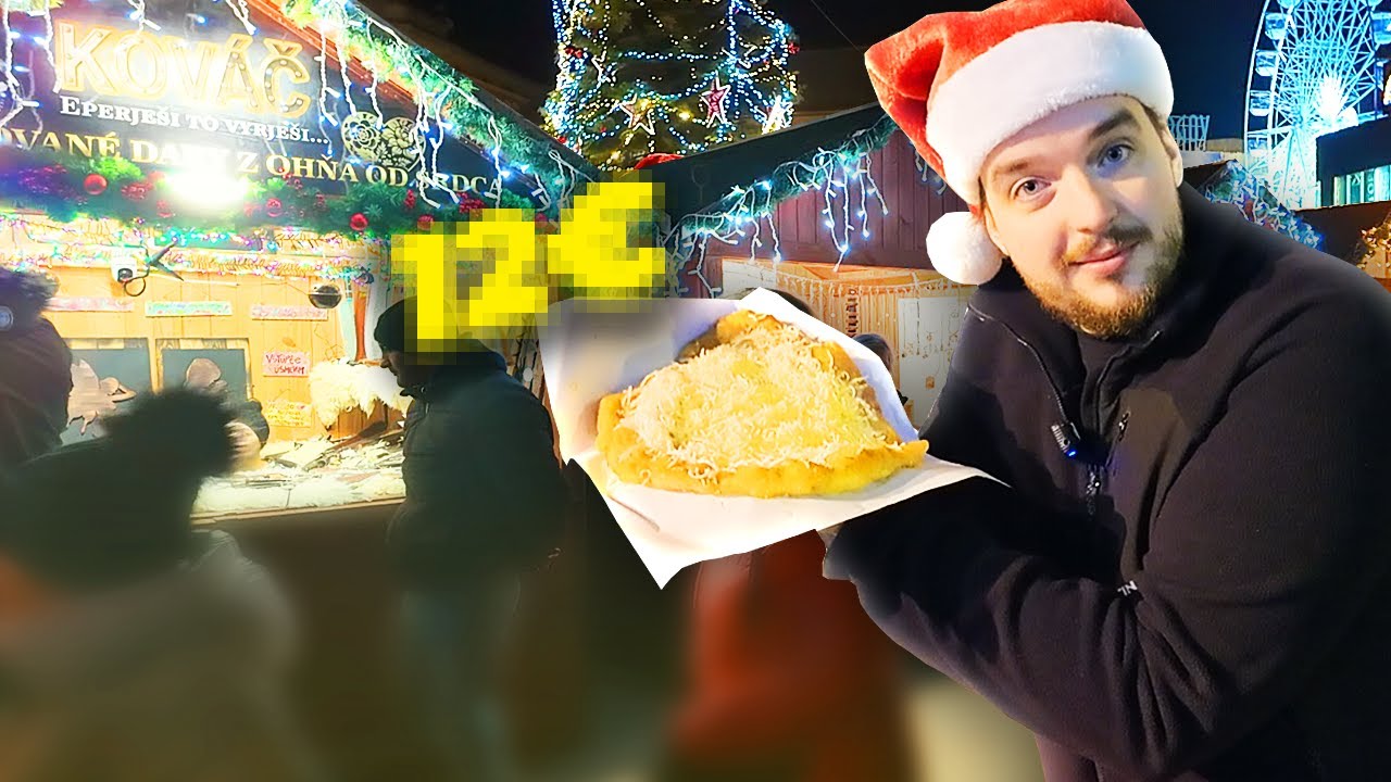 Čo som JEDOL na VIANOČNÝCH TRHOCH v KOŠICIACH?
