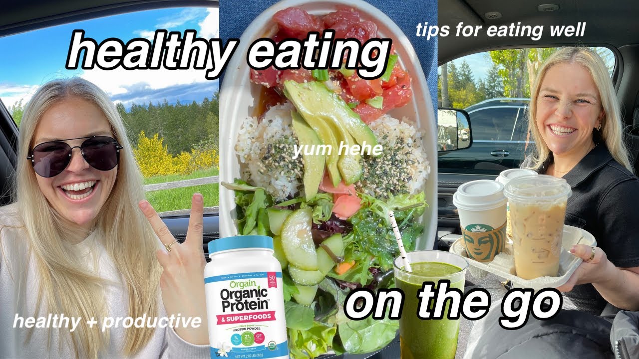 HOW TO STAY HEALTHY ON THE GO | tips for eating well + staying healthy with a busy lifestyle