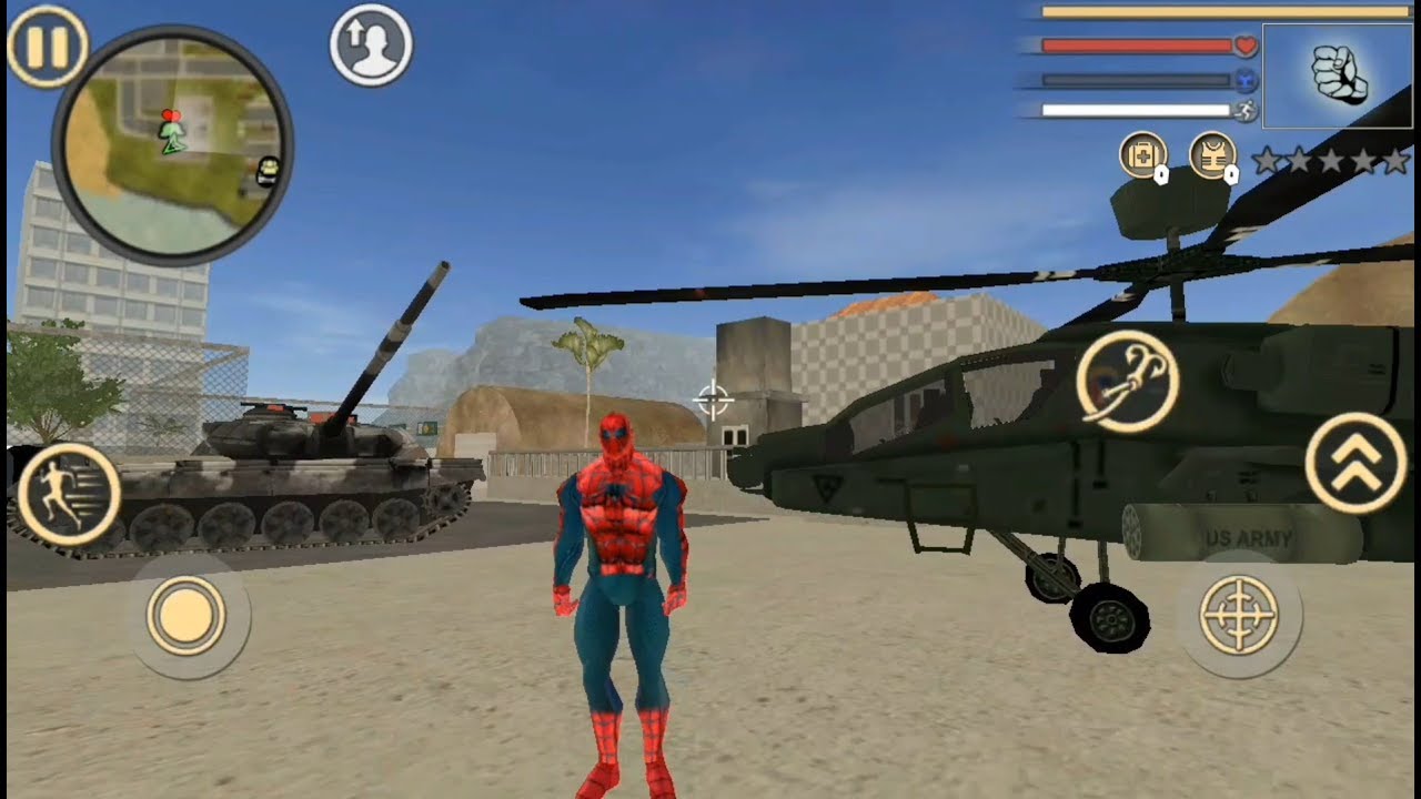 Spider Rope Man Hero - Rope Spider Vice City | Amazing Spider Rope Hero Gangster Vegas - GamePlay