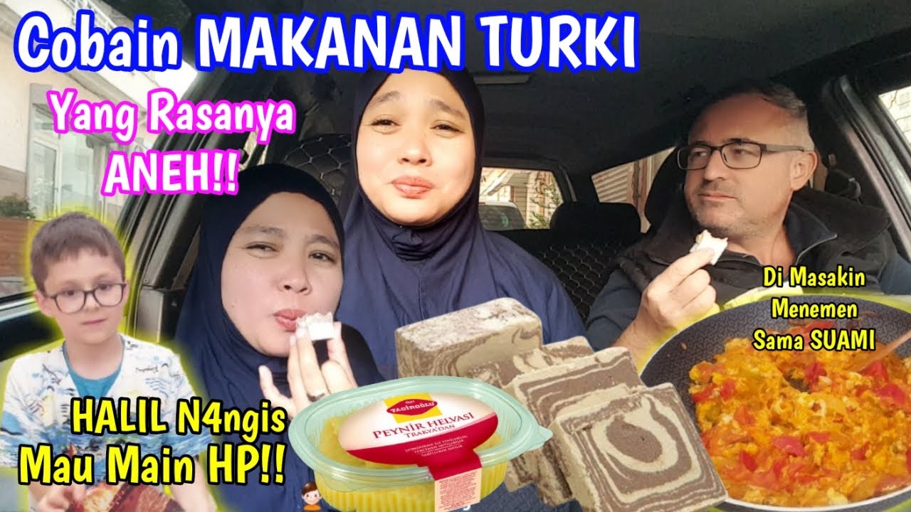 cobain makanan turki yang RASAnya ANEH.Di Masakin MENEMEN Sama suami Turki untuk Sarapan