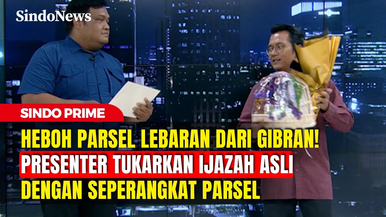 Heboh Parsel Lebaran dari Gibran! Presenter Tukarkan Ijazah Asli dengan Parsel, Sindir Rismon?
