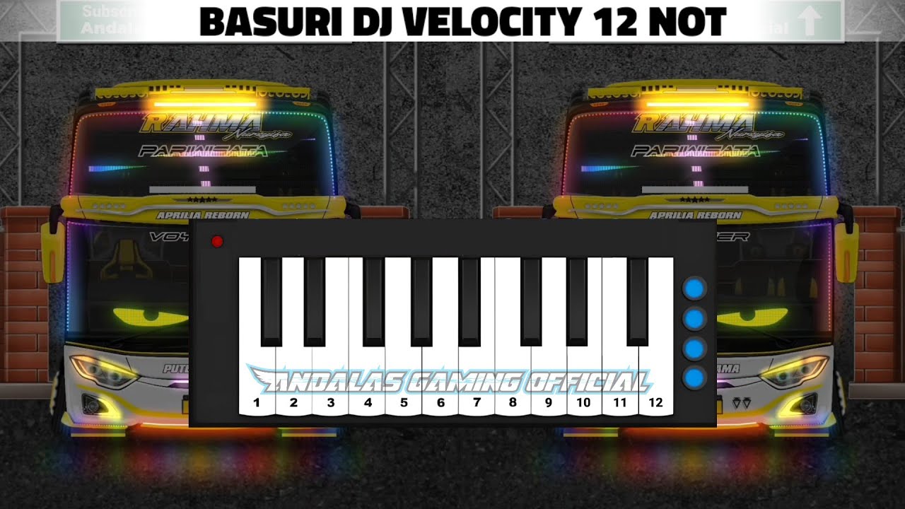 Telolet Basuri Dj Velocity 12 Not Versi Pianika || Basuri Pianika