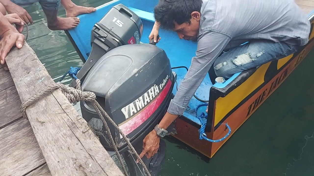 Jet boat Indonesia 246 ▪︎Attempt to V ▪︎Yamaha 40 HP Outboard Jet drive