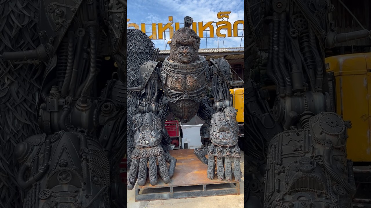 🇹🇭Metal Art in Thailand at Ban Hun Lek #thesimpletravel #thailand