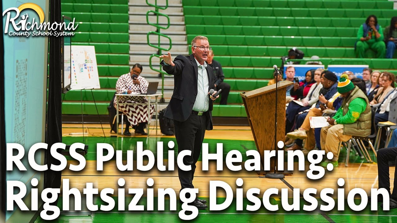 RCSS Public Hearing: T.W. Josey HS, Murphey MS & Jenkins White Elem. Rightsizing Discussion