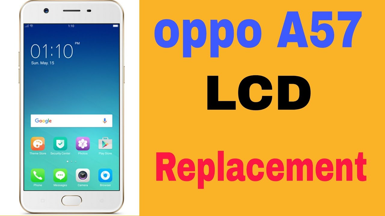 OPPO A57 LCD Replacement || How to change oppo a57 damage screen