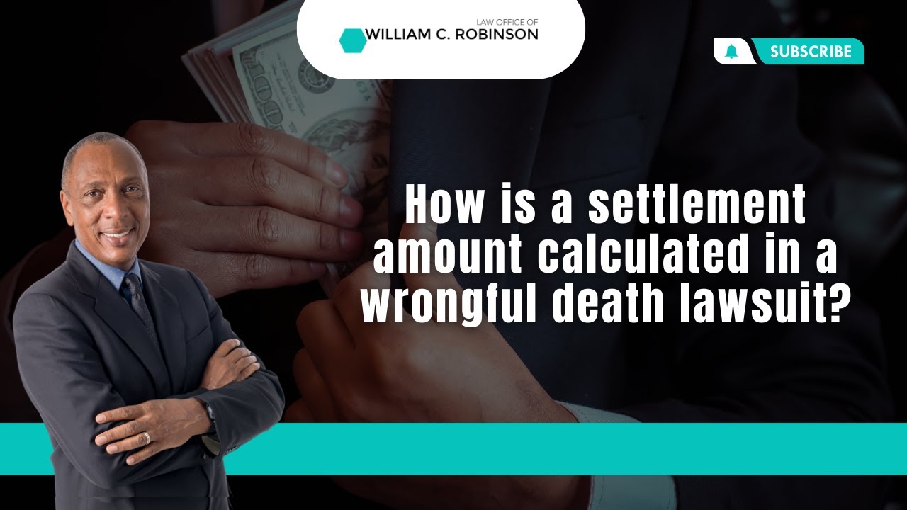 How is a settlement amount calculated in a wrongful death lawsuit?