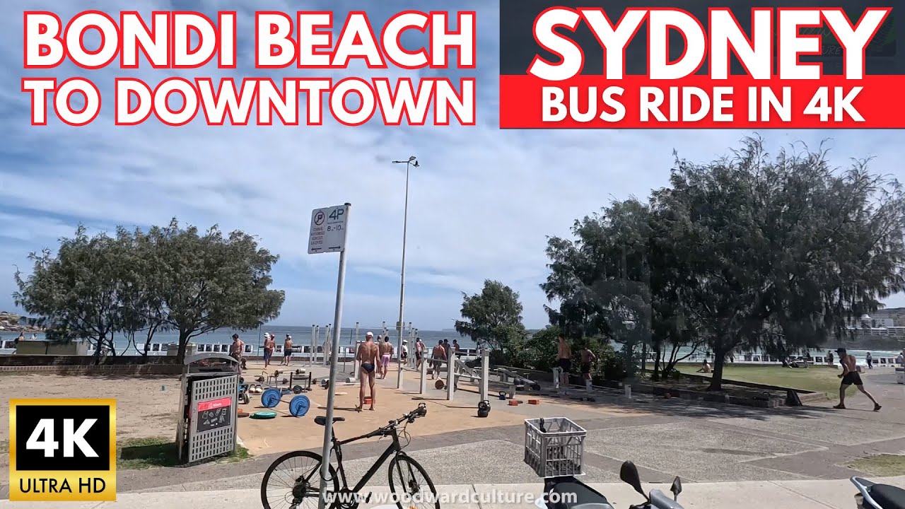 Bus ride from BONDI BEACH to DOWNTOWN Sydney Australia | Sydney Bus 333 | Sydney Public Transport