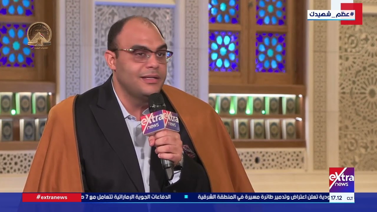 أداء روحاني مميز  للمنشد والمبتهل أحمد خضر في 