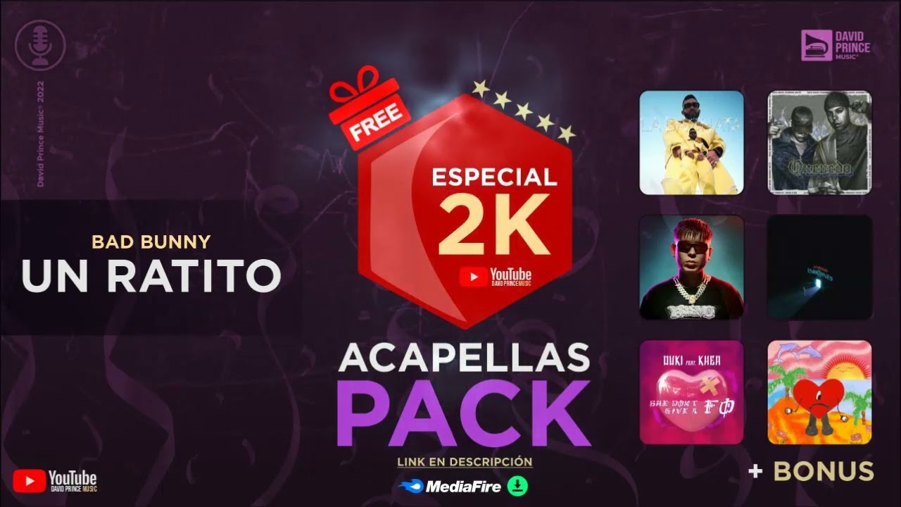 Bad Bunny - Un Ratito 🎙️ ACAPELLA (By David Prince Music)