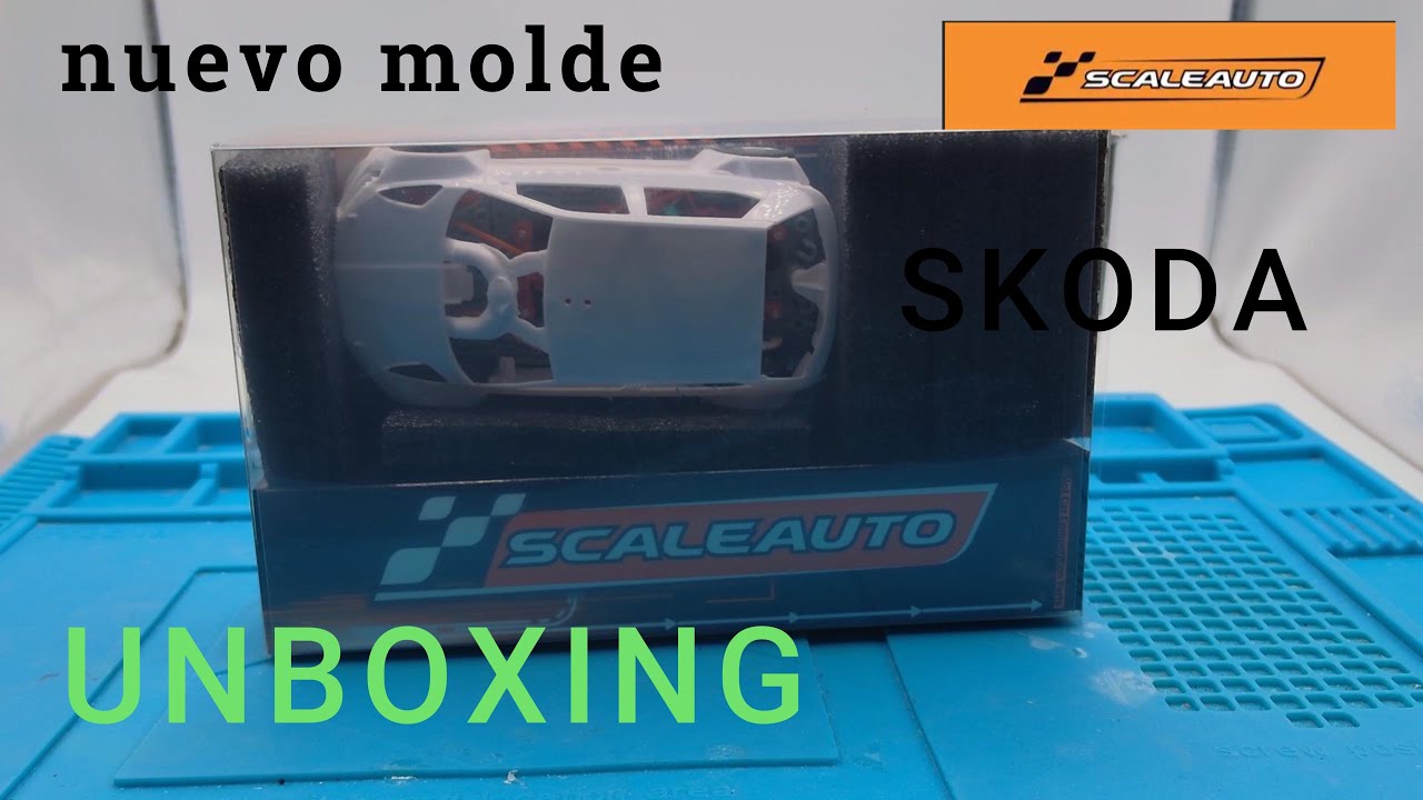 Unboxing nuevo SKODA de Scaleauto ( nuevo molde )