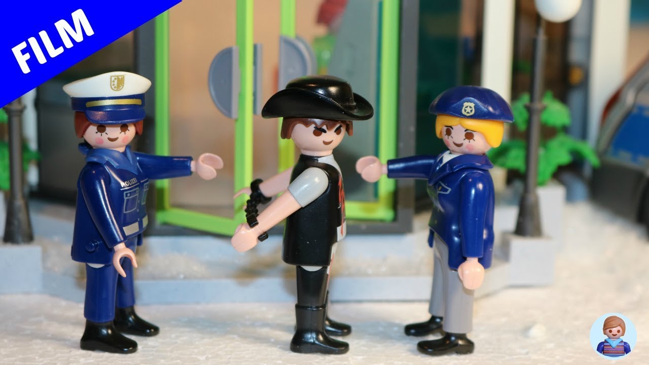 Der Dieb wird erwischt - Playmobil Polizei Geschichte mit Familie Fröhlich - Playmobil Film deutsch