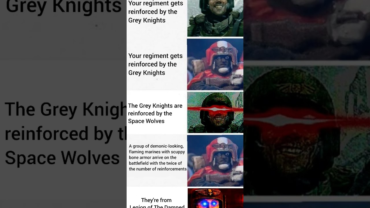 Damned Reinforcements #imperiumofman #warhammer40k #damned #spacewolves #greyknights #shorts #fyp