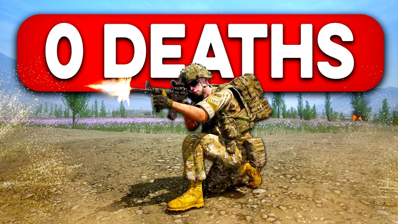 Я пытался выжить в игре Squad на протяжении всего матча.