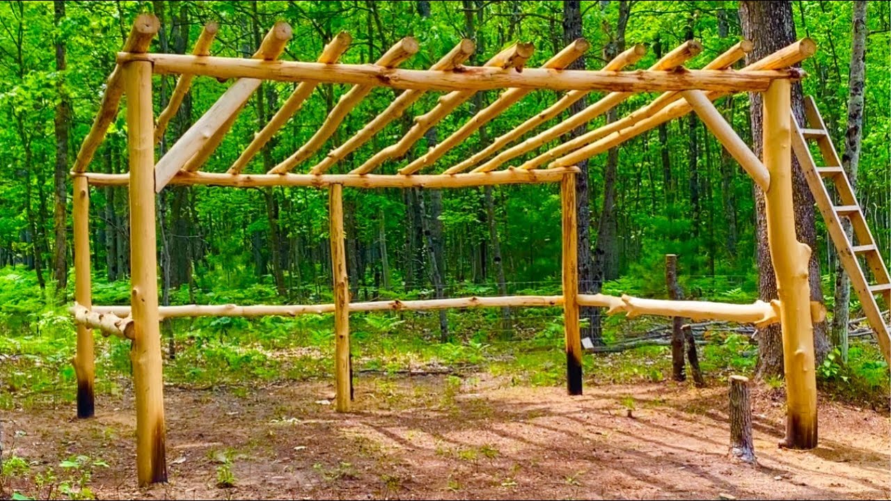 Simple DIY Wood Shed Build