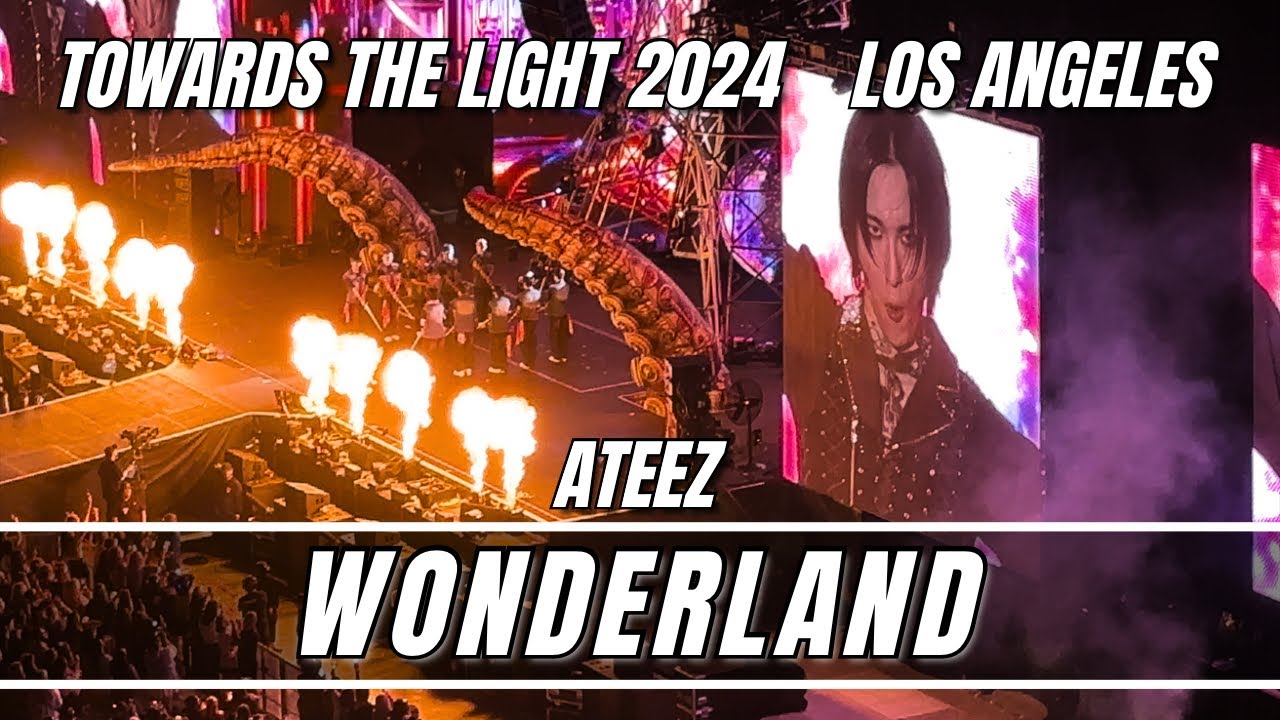ATEEZ ‘Wonderland’ Towards The Light Tour 2024 LA Los Angeles #ateez #kpop